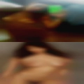 Woman looking bite off