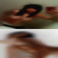 Nude females douching