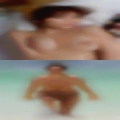 With woman nude