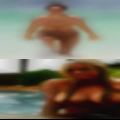 Swinger squirts like